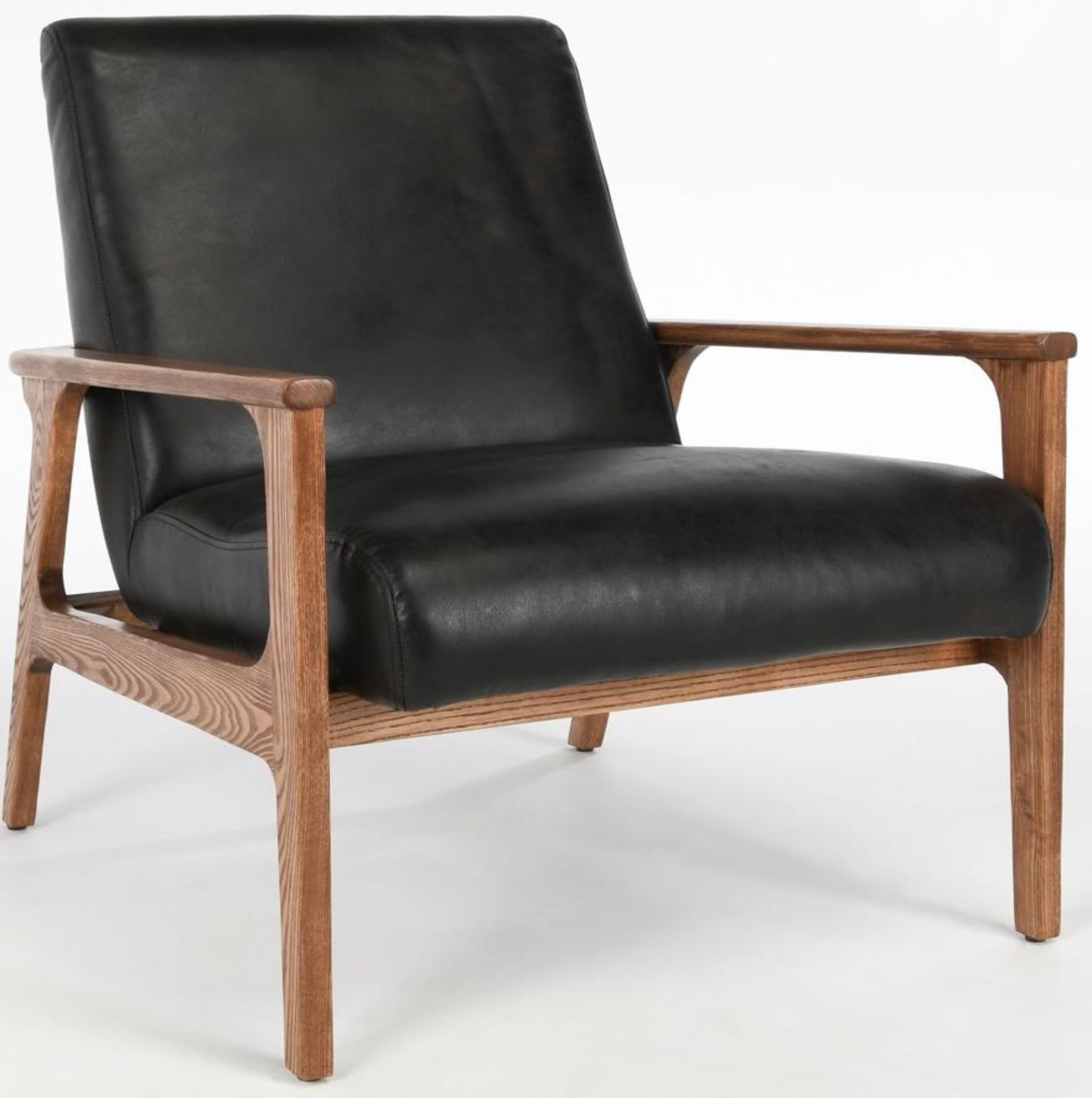 Wood frame club online chair